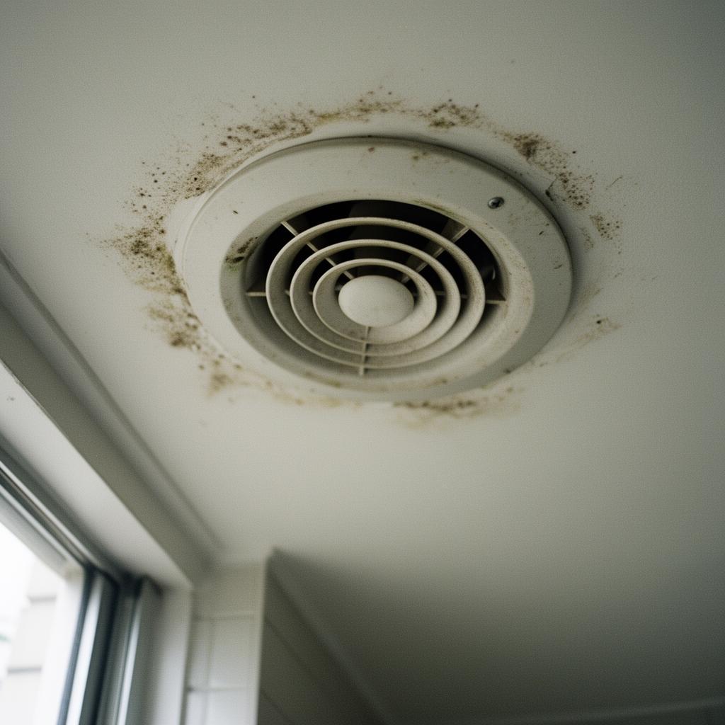 Diagnostic close-up of hdb bathroom mould in Jurong East showing the specific failure pattern Pico X technicians treat.
