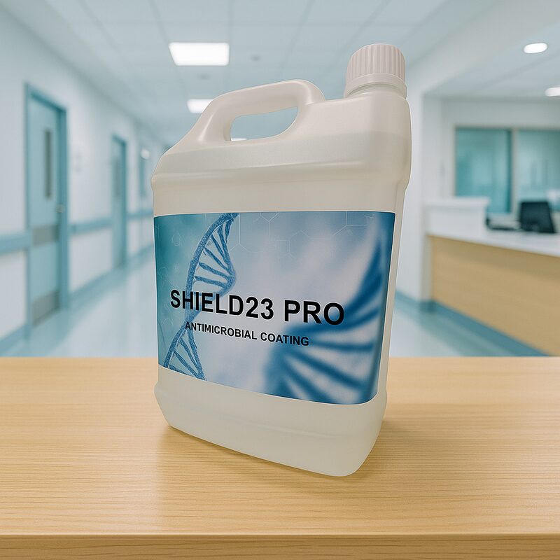 Shield23 Pro antimicrobial coating bottle by Pico X Health — Singapore mould prevention from $499 with 6-year warranty