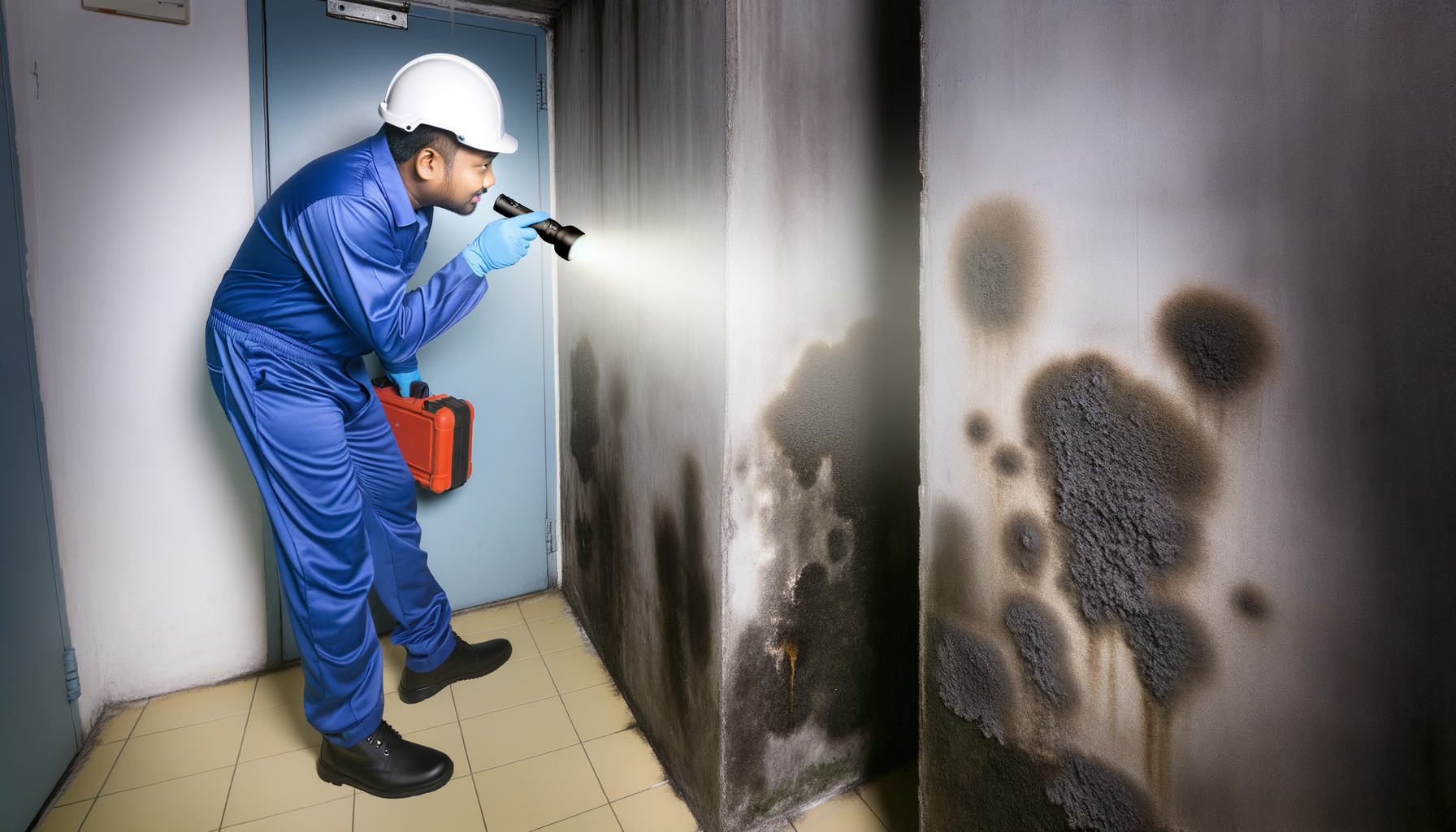 Professional bomb shelter mould treatment in Singapore HDB